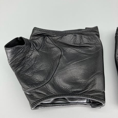 CHANEL (シャネル) ヴィンテージ レザー ボタン 手袋 グローブ