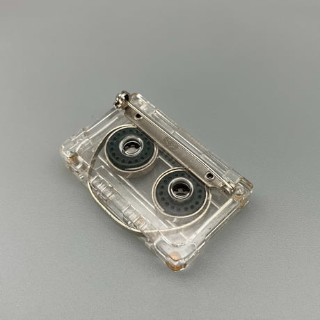 CHANEL (シャネル) ヴィンテージ カセットテープ ロゴ ブローチ