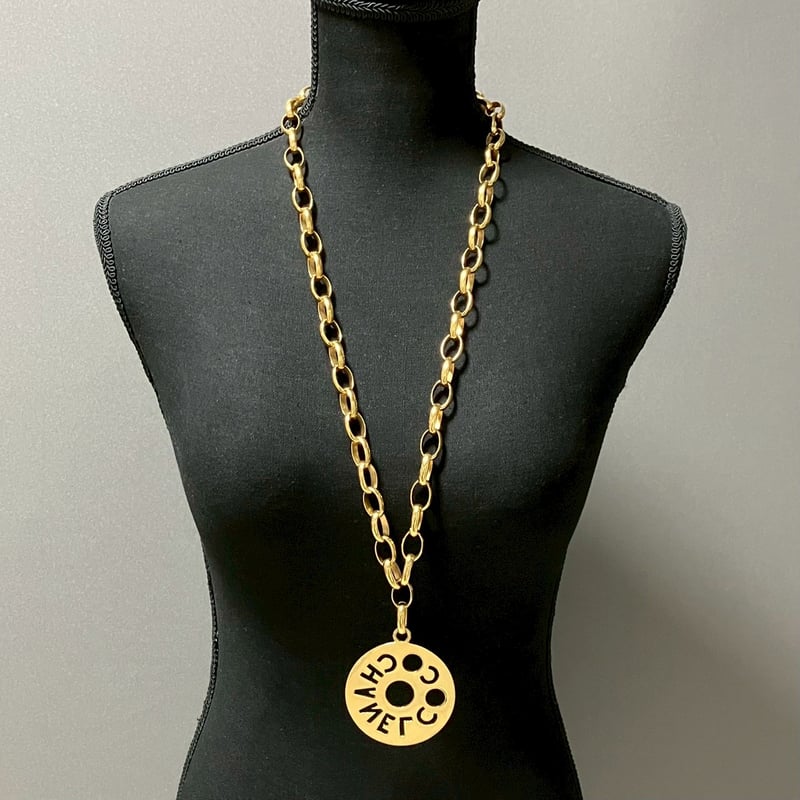 CHANEL (シャネル) ヴィンテージ ラウンド ロゴ ネックレス | Cattleya