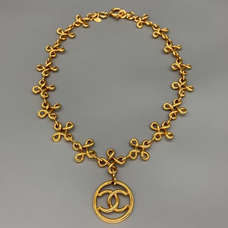 CHANEL (シャネル) ヴィンテージ ココマーク ロングチェーン ネックレス