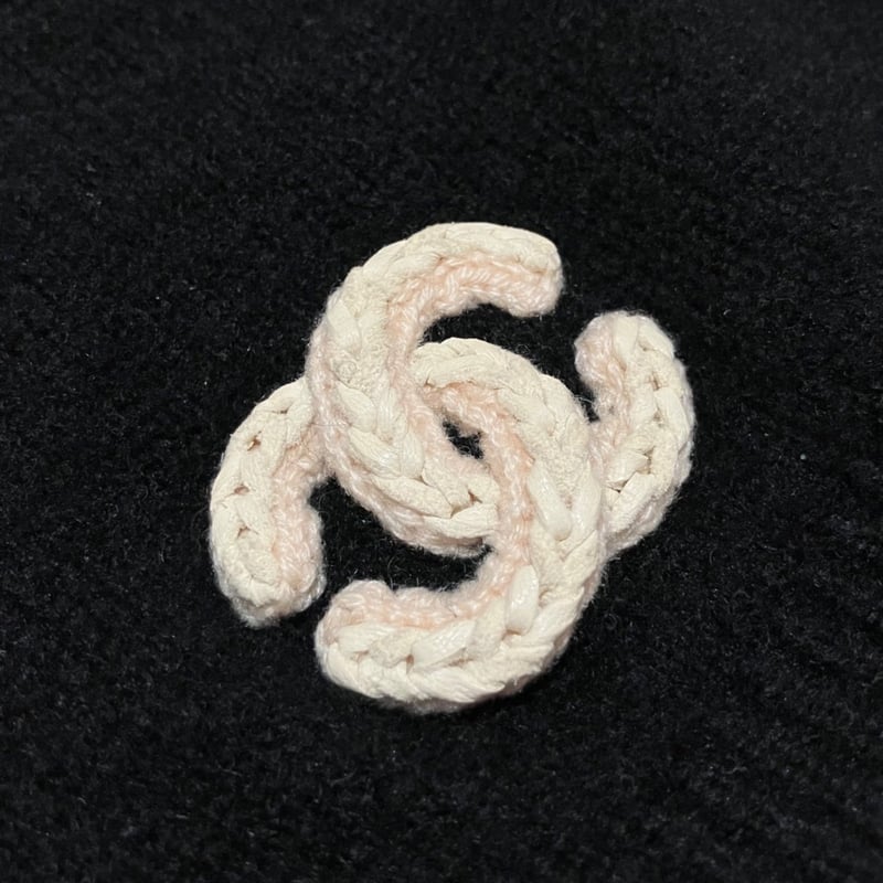 CHANEL/シャネル/ココマーク/カシミヤ/帽子/ニット帽 CHANEL/シャネル/ココマーク/カシミヤ/帽子/ニット帽