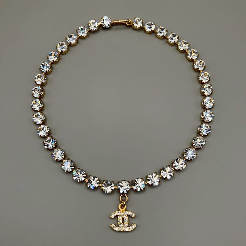 CHANEL (シャネル) ヴィンテージ ラインストーン ココマーク
