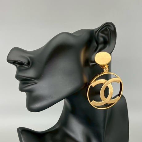 CHANEL (シャネル) ヴィンテージ デカココ ココマーク スイング イヤリング