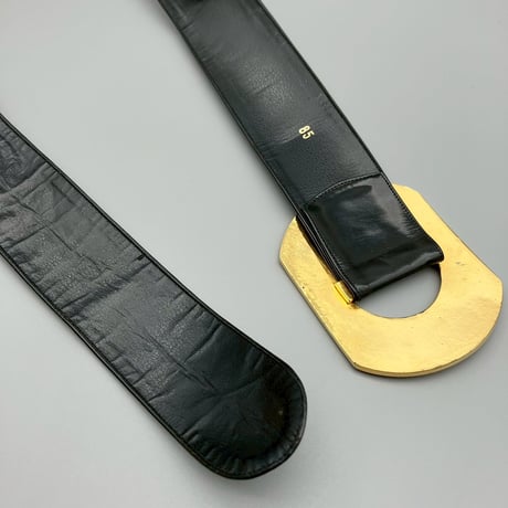 CHANEL (シャネル) ヴィンテージ ココマーク パテントレザー エナメル ベルト