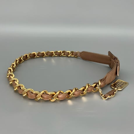 CHANEL (シャネル) ヴィンテージ 31 RUE CAMBON レザー チェーン ベルト