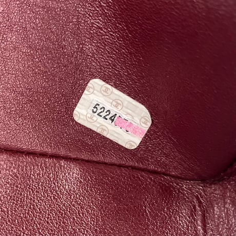 CHANEL (シャネル) ヴィンテージ パリ限定 マトラッセ ココマーク ラムスキン ハンドバッグ