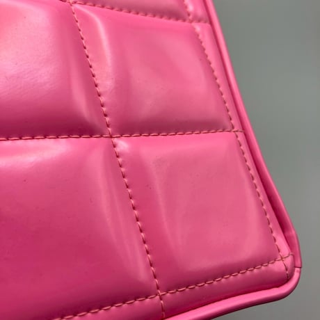 CHANEL (シャネル) ヴィンテージ バービーコレクション ココマーク パテントレザー ハート バニティ ハンドバッグ