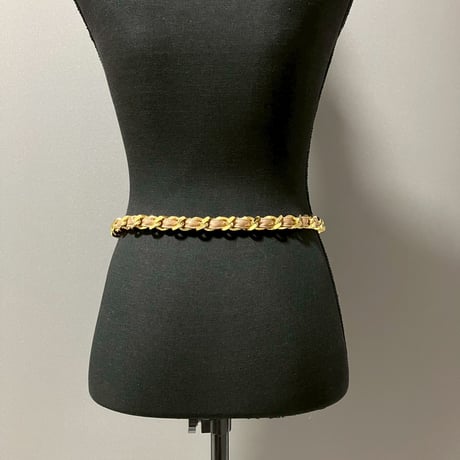 CHANEL (シャネル) ヴィンテージ 31 RUE CAMBON レザー チェーン ベルト