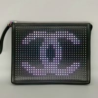 CHANEL (シャネル) 2017 プレタポルテコレクション LED レインボー ココマーク クラッチバッグ ハンドバッグ