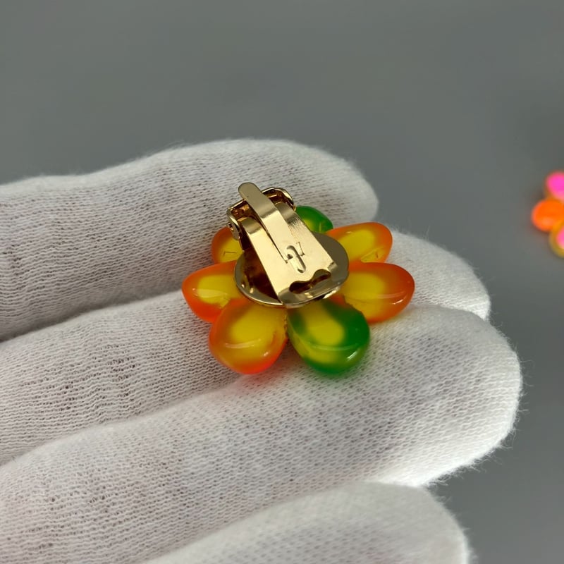 CHANEL (シャネル) ヴィンテージ フラワー ココマーク マルチカラー