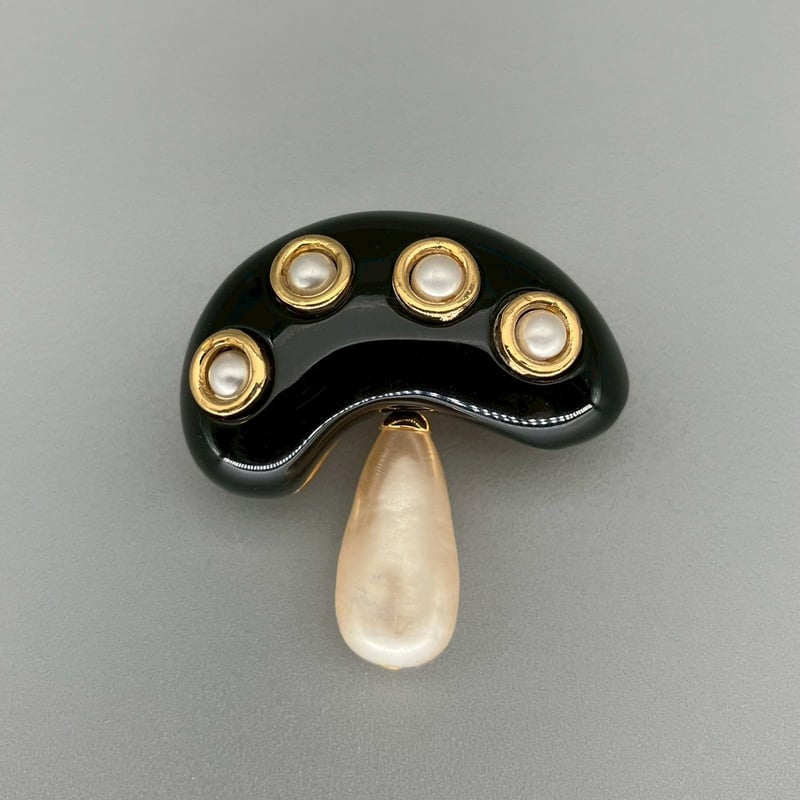 CHANEL (シャネル) ヴィンテージ キノコ マッシュルーム パール