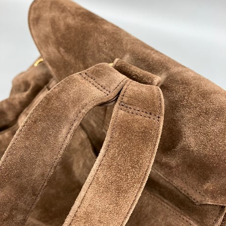 CHANEL (シャネル) ヴィンテージ スエード ココマーク リュックサック バックパック