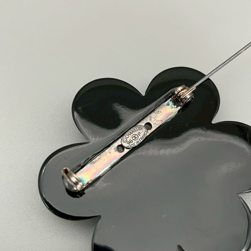 CHANEL (シャネル) ヴィンテージ カメリア ココマーク ブラック