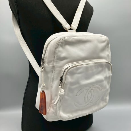 CHANEL (シャネル) ヴィンテージ デカココ ココマーク べっ甲 リュックサック バックパック
