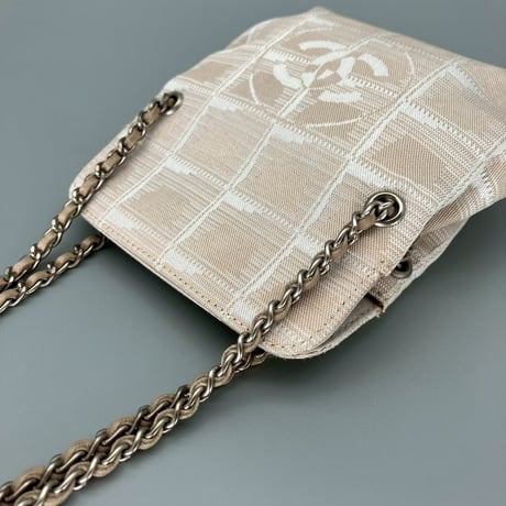 CHANEL (シャネル) ヴィンテージ ニュートラベルライン ターンロック ココマーク ミニバッグ ハンドバッグ
