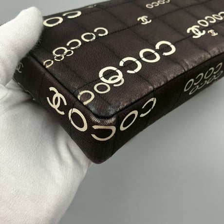 CHANEL (シャネル) ヴィンテージ チョコバー COCO ココマーク ショルダーバッグ