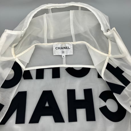CHANEL (シャネル) ファレル ウィリアムス ビッグロゴ メッシュ ブルゾン ジャケット