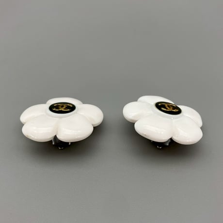 CHANEL (シャネル) ヴィンテージ ココマーク カメリア イヤリング
