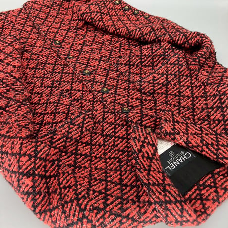 CHANEL (シャネル) ヴィンテージ ツイード ココボタン ジャケット