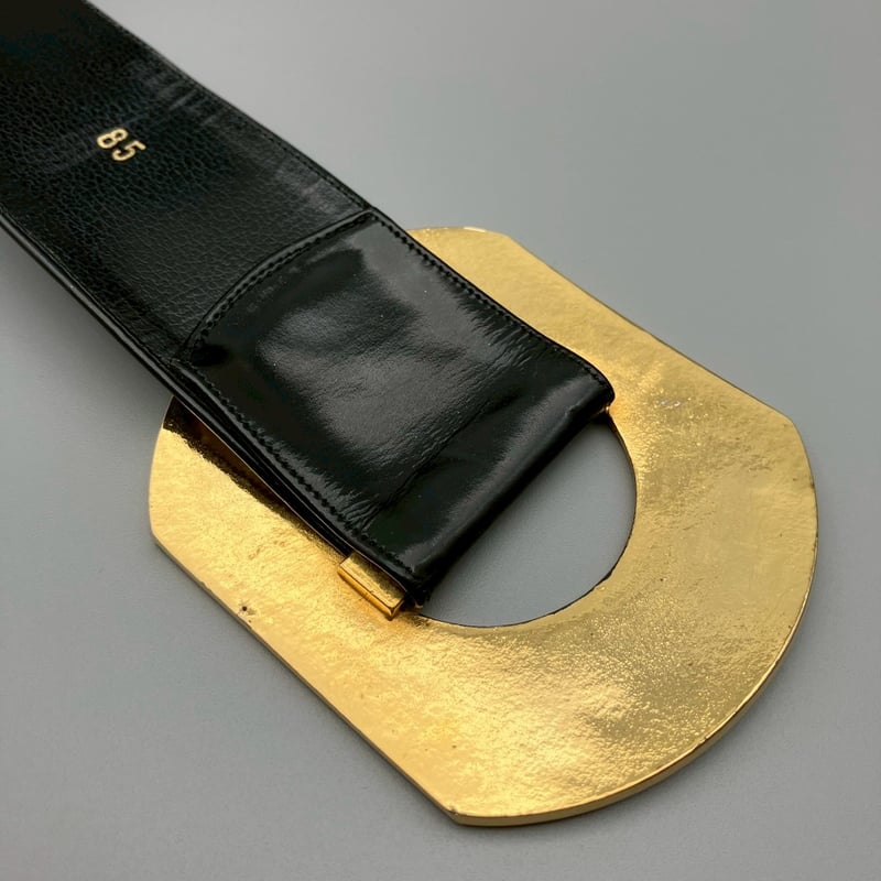 極美品　CHANEL グリポワ　グリポア　エナメル　ベルト　ココマーク 極美品 CHANEL グリポワ グリポア エナメル ベルト ココマーク