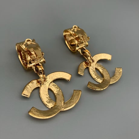 CHANEL (シャネル) ヴィンテージ デカココ ココマーク スイング イヤリング