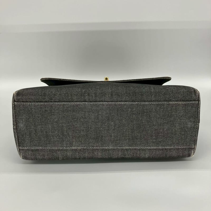 シャネル　デニム　ヴィンテージ CHANEL ヴィンテージ シャネル デニム チェーン ウォレット