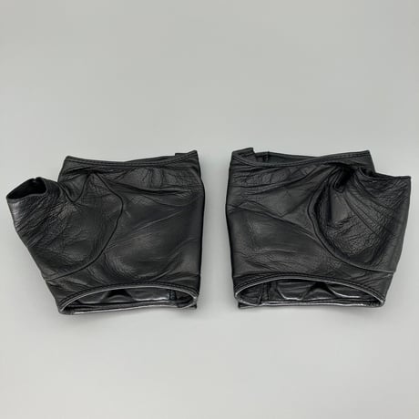 CHANEL (シャネル) ヴィンテージ レザー ボタン 手袋 グローブ