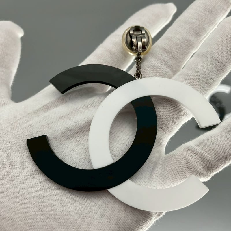 CHANEL (シャネル) ヴィンテージ デカココ ココマーク パール スイング