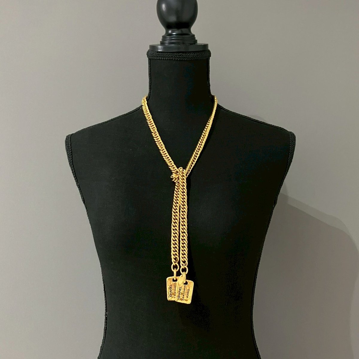 CHANEL (シャネル) ヴィンテージ 31 RUE CAMBON ラリアット ネックレス