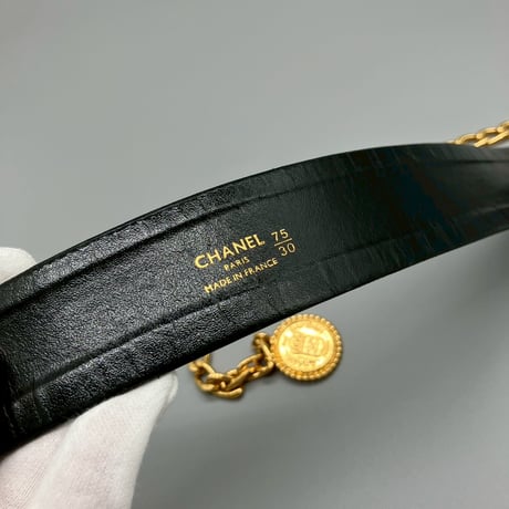 CHANEL (シャネル) ヴィンテージ ココマーク ロゴ チェーン ベルト
