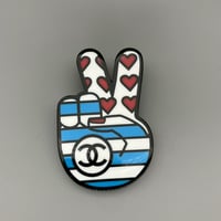 CHANEL (シャネル) ココマーク ハート ピース ブローチ