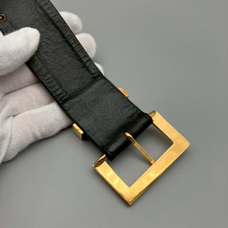 CHANEL (シャネル) ヴィンテージ ココマーク ロゴ チェーン ベルト