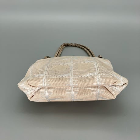 CHANEL (シャネル) ヴィンテージ ニュートラベルライン ターンロック ココマーク ミニバッグ ハンドバッグ