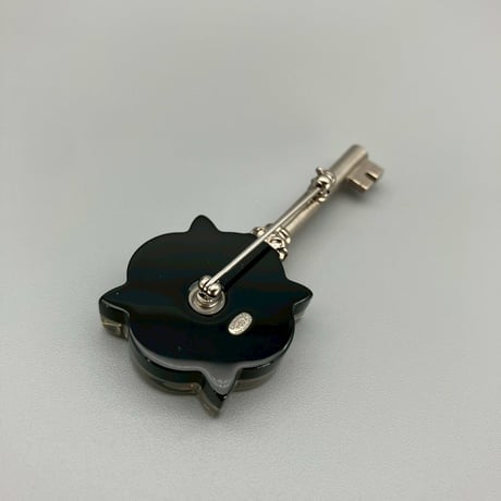 CHANEL (シャネル) ヴィンテージ 鍵 キー パール ラインストーン ブローチ