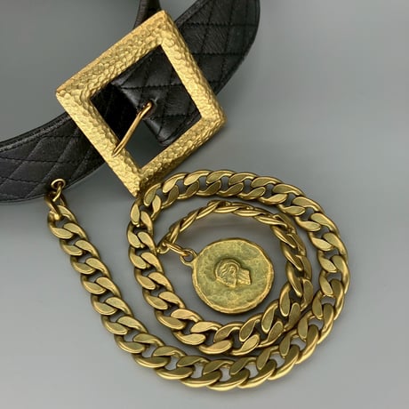 CHANEL (シャネル) ヴィンテージ マトラッセ チェーン ベルト