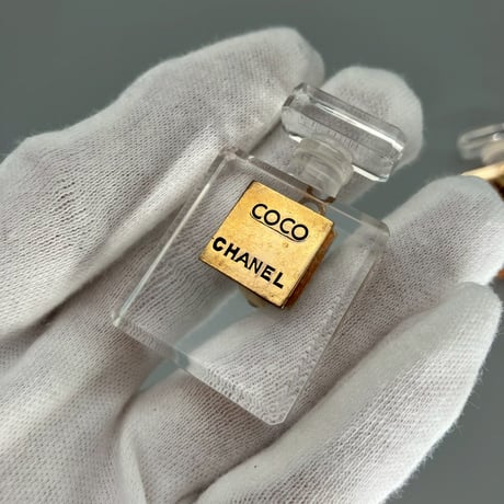CHANEL (シャネル) ヴィンテージ 香水 パフューム ロゴ イヤリング
