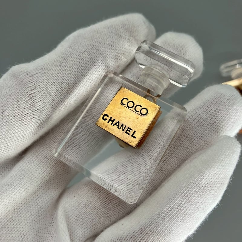 CHANEL (シャネル) ヴィンテージ 香水 パフューム ロゴ イヤリング