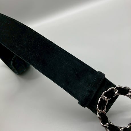 CHANEL (シャネル) ヴィンテージ ベロア ベルベット チェーン ベルト