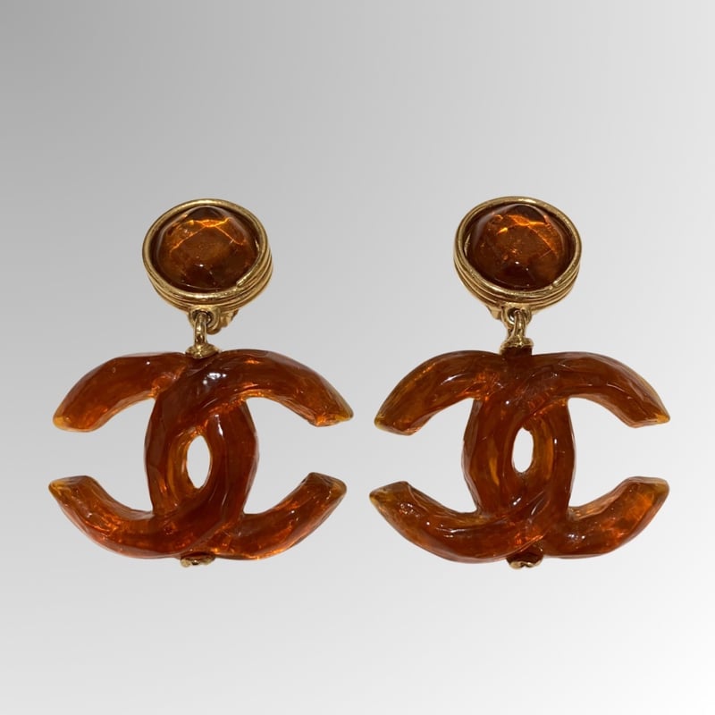 CHANEL/シャネル/ヴィンテージ/デカココ/ココマーク/べっ甲 CHANEL/シャネル/ヴィンテージ/デカココ/ココマーク/べっ甲