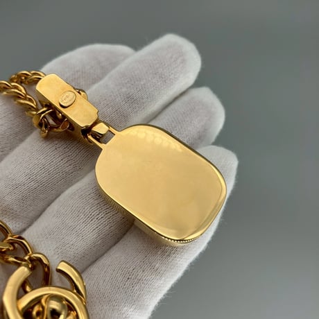 CHANEL (シャネル) ヴィンテージ ターンロック パール ネックレス