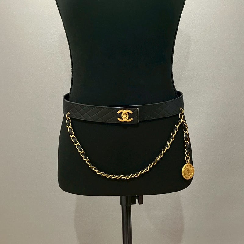 CHANEL (シャネル) ヴィンテージ マトラッセ ココマーク ターン