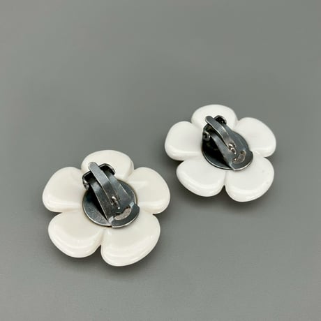 CHANEL (シャネル) ヴィンテージ ココマーク カメリア イヤリング