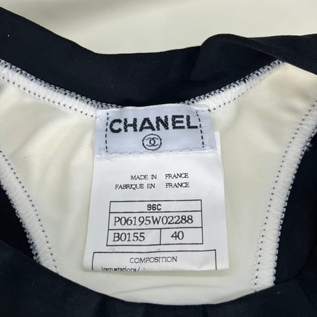 CHANEL (シャネル) ヴィンテージ ココマーク 刺繍 タンクトップ