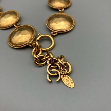 CHANEL (シャネル) ヴィンテージ ココマーク ラウンド ネックレス