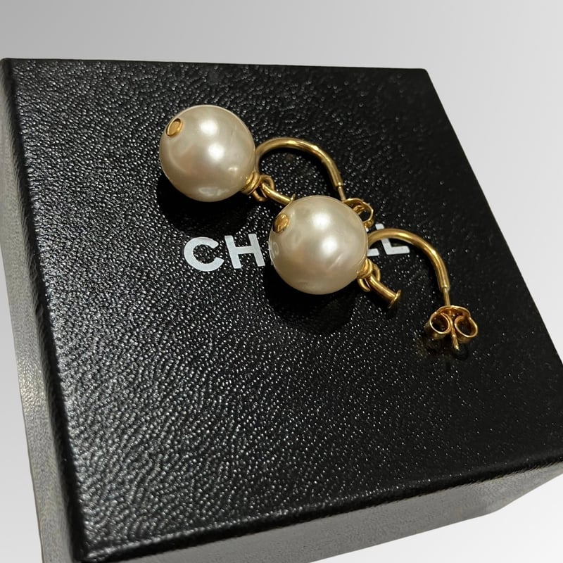 CHANEL/シャネル/ヴィンテージ/ココマーク/パール/ピアス CHANEL/シャネル/ヴィンテージ/ココマーク/パール/ピアス