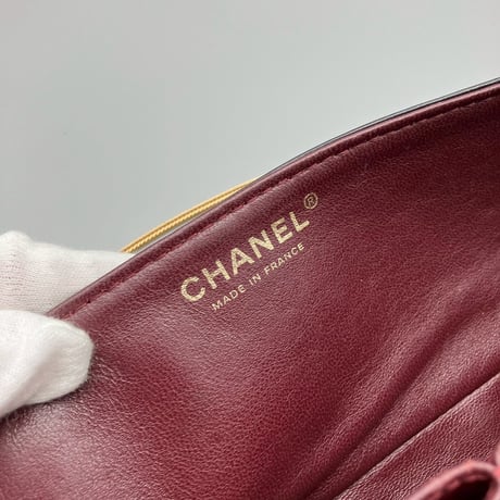 CHANEL (シャネル) ヴィンテージ マトラッセ 2.55 ミラー ロングショルダーバッグ