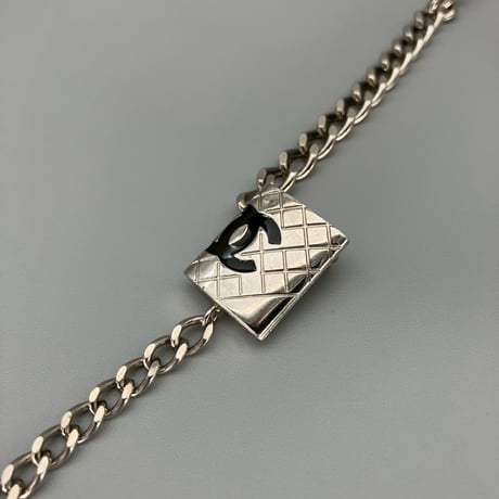 CHANEL (シャネル) ヴィンテージ カンボンライン マトラッセ ココマーク チェーンベルト