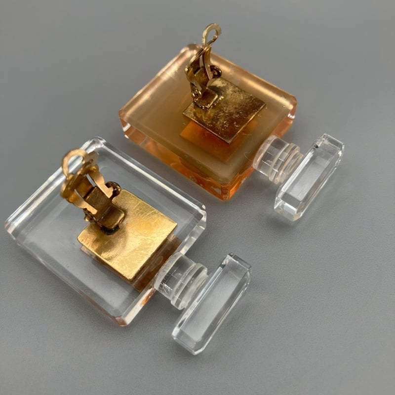 CHANEL (シャネル) ヴィンテージ 香水 パフューム ロゴ イヤリング 