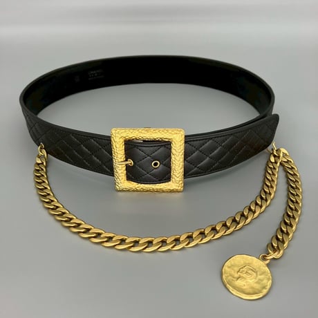 CHANEL (シャネル) ヴィンテージ マトラッセ チェーン ベルト