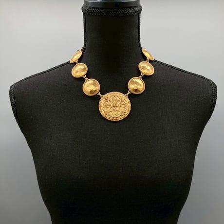 CHANEL (シャネル) ヴィンテージ ココマーク ラウンド ネックレス